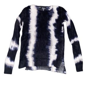Saks 5th Avenue women’s tie dye cashmere crew  neck sweater Sz Xs